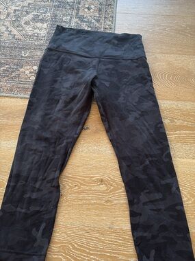 lululemon athletica Black Camo High-Rise Leggings